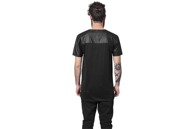 T-shirt long Football Mesh noir/noir