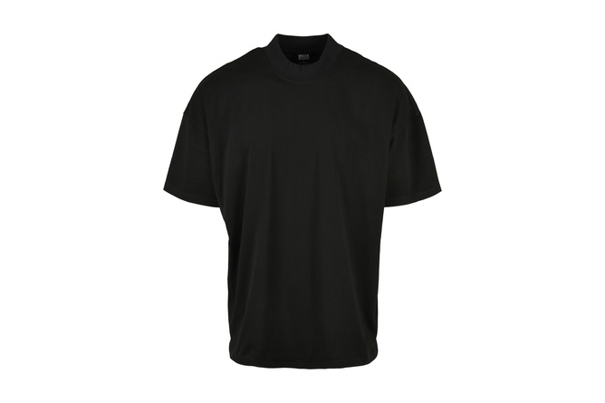 T-shirt Oversize Mock Neck noir