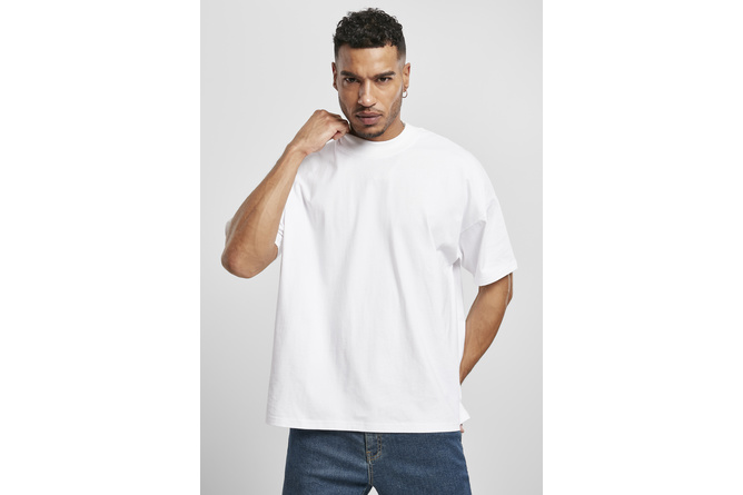 T-Shirt Oversized Mock Neck white