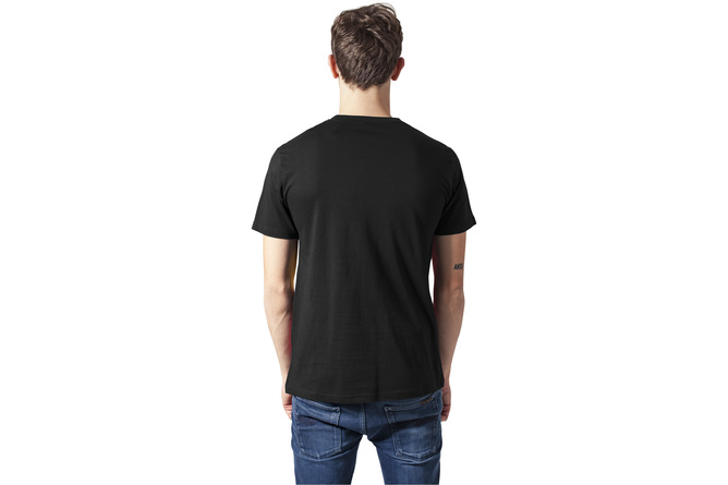 T-Shirt Zig Zag black/rasta