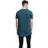 T-Shirt Shaped Long blaugrün