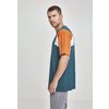 T-shirt tricolore bleu/orange/blanc