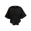 T-Shirt Bat Slub Ladies black