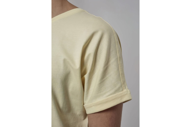 Camiseta larga Turnup amarillo empolvado