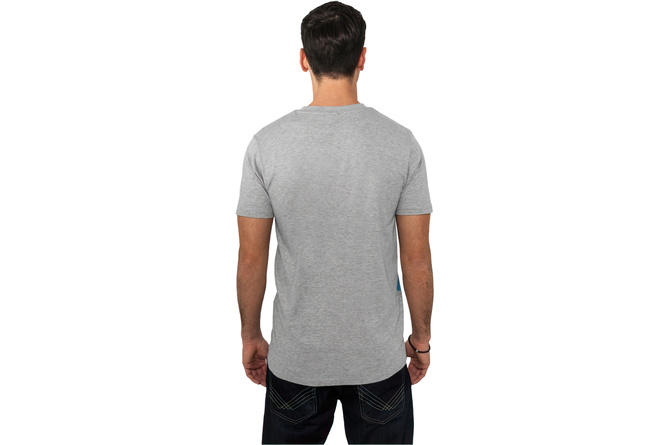 T-Shirt Zig Zag grey/turquoise/white