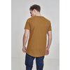 Camiseta con forma de nuez larga marrón