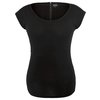 T-Shirt Backzipper Ladies black