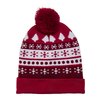Beanie Christmas Dots red/white