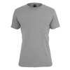 T-shirt Slub Pocket grigio