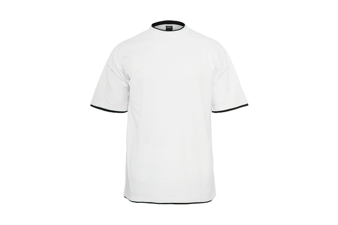 T-shirt Tall Contrast blanc/noir