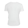 T-shirt Slub Y-Neck Henley bianco