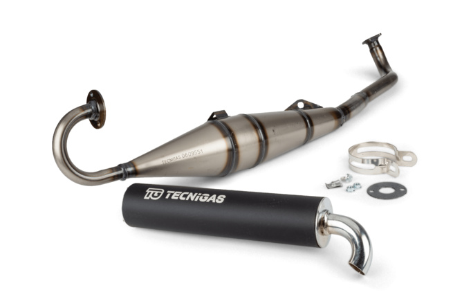 Pot D'échappement Tecnigas Next-R Pour MBK Ovetto 100 2T - Silencieux Noir Ou Argenté, Performance Améliorée