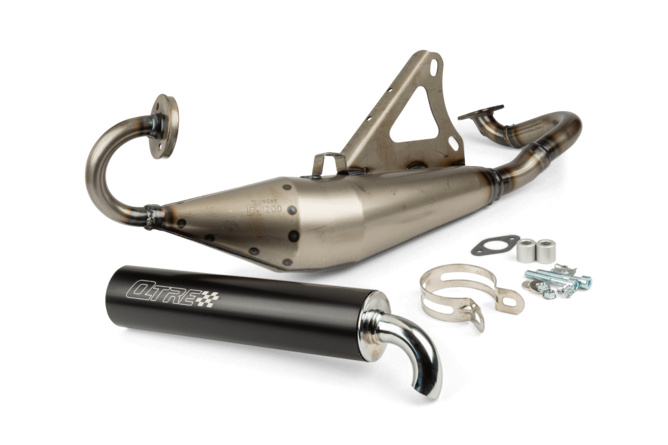 Auspuff Tecnigas Q-TRE Minarelli liegend