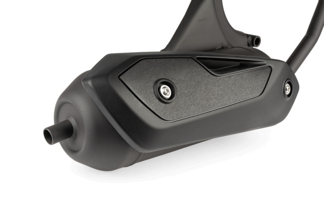 Exhaust Piaggio Zip 4T 3V Euro 4 Tecnigas Silent Pro Black