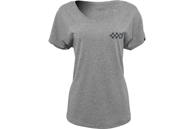 T-Shirt Thor Checkers Ladies heather grey