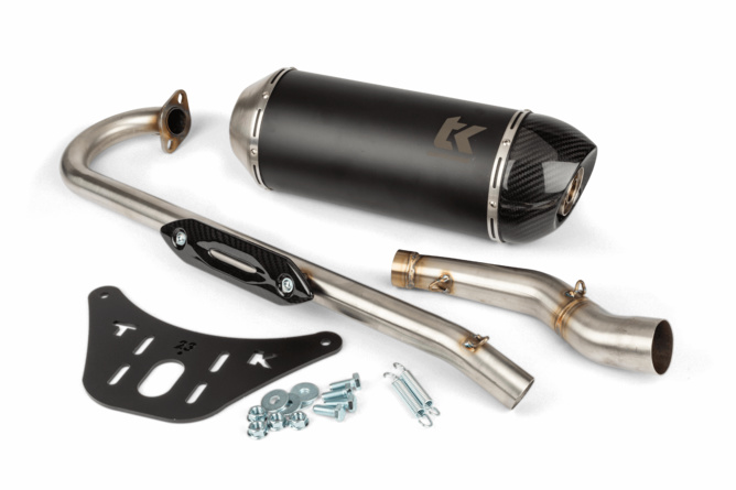Exhaust Turbo Kit Carbon H2 Quad / ATV 4-stroke / Kymco Maxxer 250/300cc