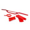 Pack Tuning style rouge avec guidon 22mm