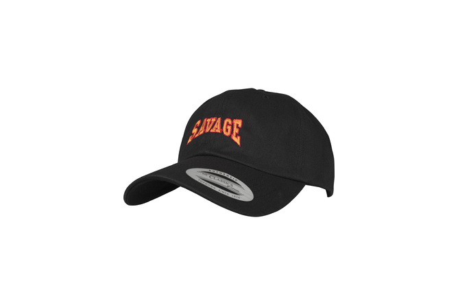 Gorra de béisbol Dad Hat Savage negro