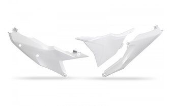 Plaques latérales UFO KTM SX / SX-F 2023 blanc