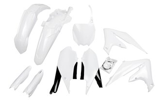 Plastik Kit mit Gabelprotektoren Yamaha YZF ab 2018 UFO weiss