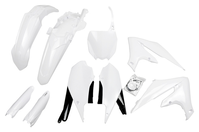 Plastik Kit mit Gabelprotektoren Yamaha YZF ab 2018 UFO weiss