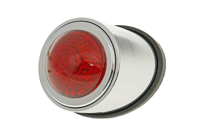 Fanalino LED rotundo Mini Custom cromato d.52mm