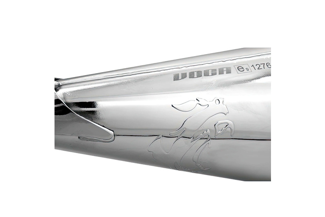 Pot d'échappement Sherco SM-R 50 Voca Chromed 50 - 70 Bleu