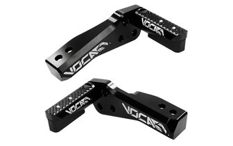 Cale pied Pitbike Voca Fix-peg Alu Noir (la paire)