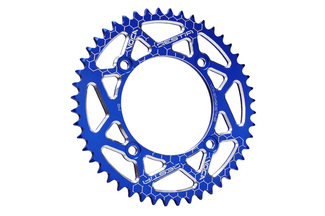 Rear Sprocket Beta RR 48 teeth - 420 Voca Alu blue