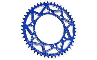 Couronne Rieju MRT 48 dents - 420 Voca Alu Bleu