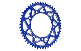 Couronne Rieju MRT 50 dents - 420 Voca Alu Bleu