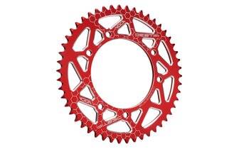 Couronne Rieju MRT 50 dents - 420 Voca Alu Rouge