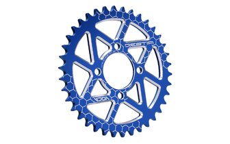 Rear Sprocket Yamaha DT 50 LC Portugal 38 teeth - 420 Alu blue