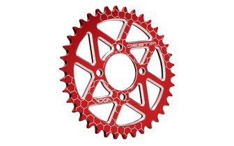 Rear Sprocket Yamaha DT 50 LC Portugal 38 teeth - 420 Alu red