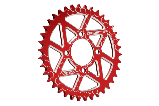 Rear Sprocket Yamaha DT 50 LC Portugal 38 teeth - 420 Alu red