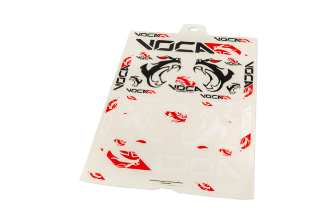 Sticker Set Voca Beast black / red