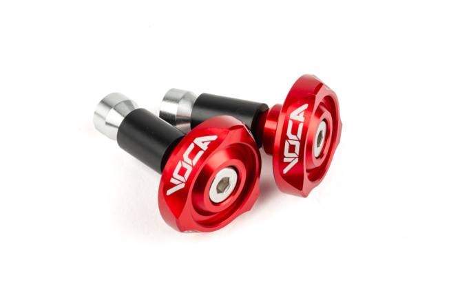 Handlebar End Caps Voca Evo red