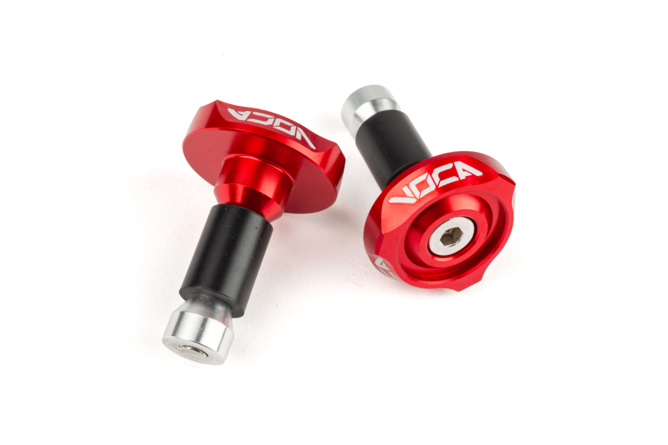 Handlebar End Caps Voca Evo red