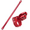 Crossbar e morsetti manubrio 22mm Voca Racing Alu rosso