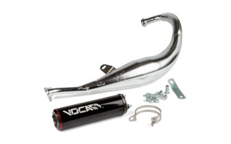 Pot d'échappement Derbi Voca Chromed 50 - 70 Noir Derbi