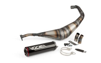 Exhaust Voca Warrior 50-70cc black silencer Yamaha DT / X-Limit