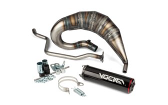 Exhaust Voca Cross Rookie 50/70cc black silencer Yamaha DT / X-Limit