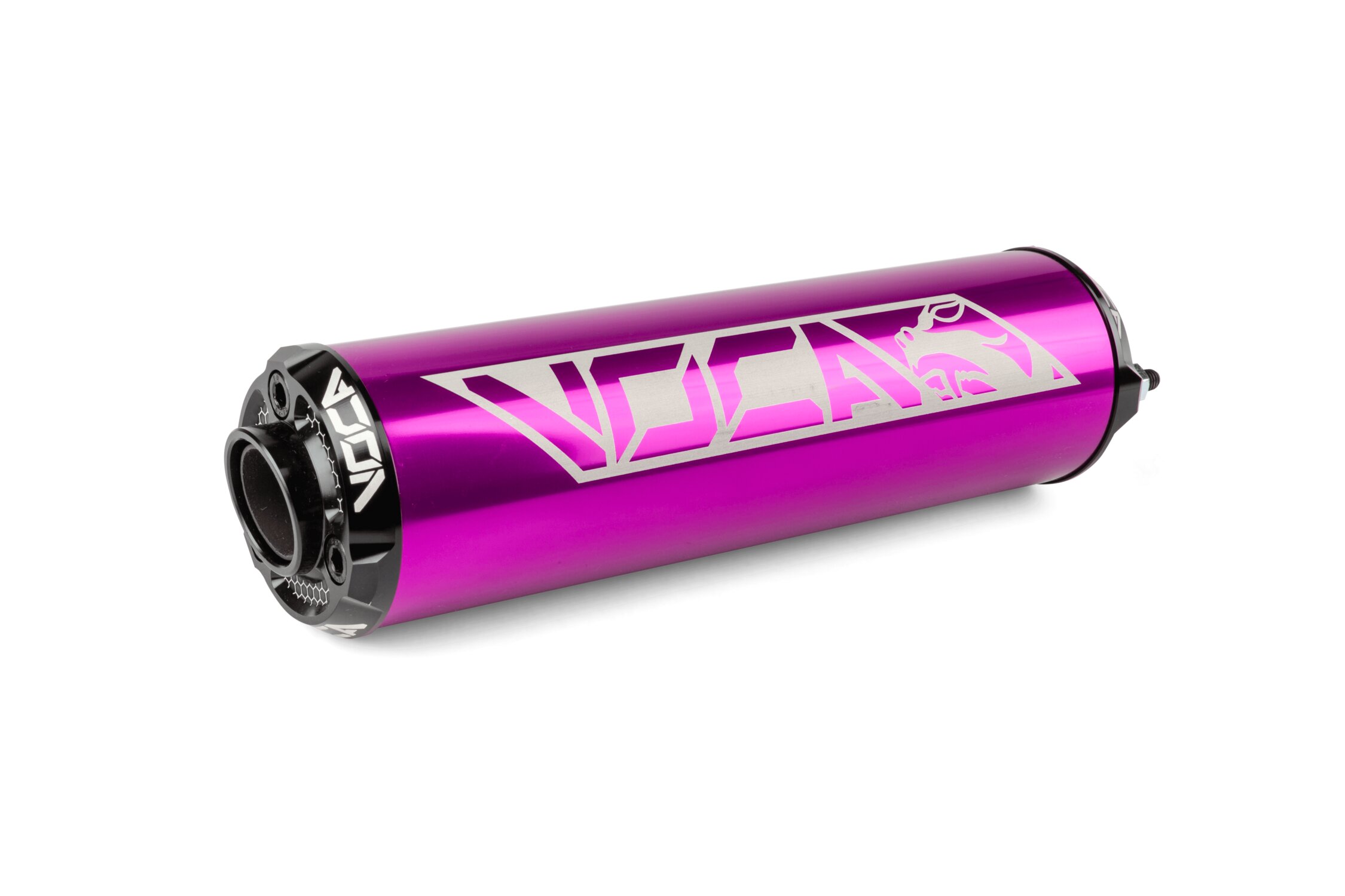 Silencer Voca Alu CNC purple / black | MAXISCOOT