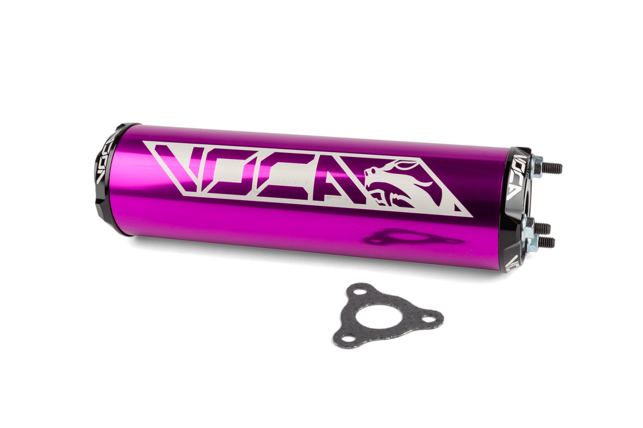 Silencer Voca Alu CNC purple / black | MAXISCOOT