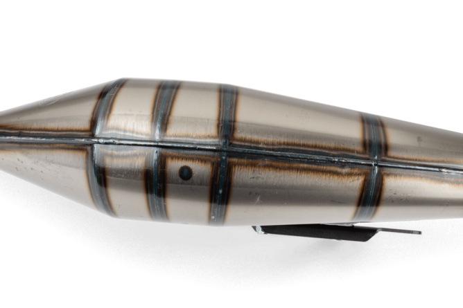 Auspuff Voca Sabotage V2 50 - 70 Minarelli liegend