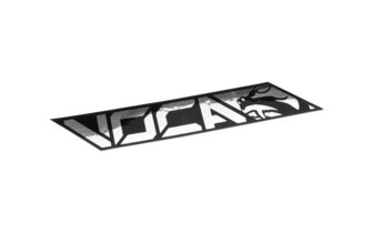 ESD Aufkleber Voca schwarz 11x1,8cm