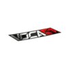 Sticker de silencieux Voca Rouge 11x1,8cm