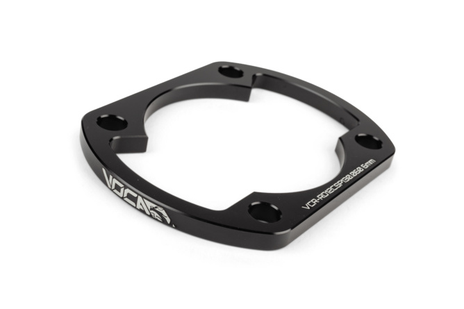 Distanziale base cilindro 6mm Voca Yamaha DT 50 LC Portugal Nero