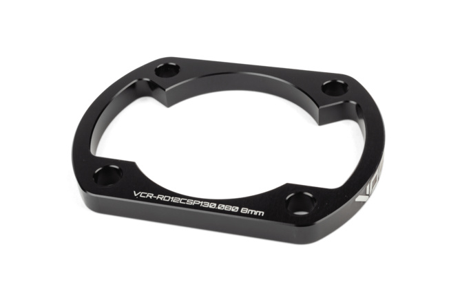 Zylinderfußspacer 8mm Voca Yamaha DT 50 LC Portugal Schwarz