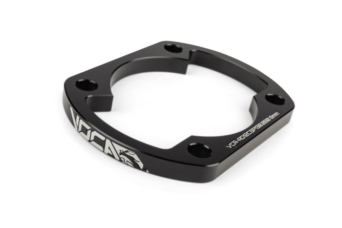 Zylinderfußspacer 8mm Voca Yamaha DT 50 LC Portugal Schwarz